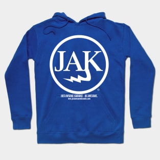 Just Awesome Karaoke - logo (white) Hoodie